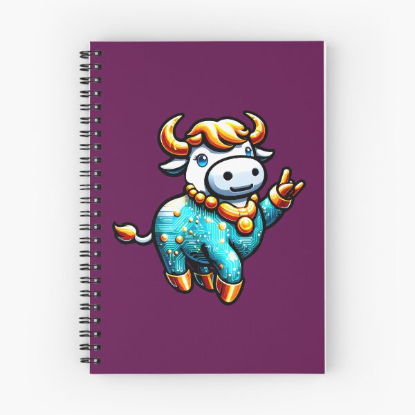 Item preview, Cool Digital Cartoon Cow designed and sold by AD-Digital-Art.