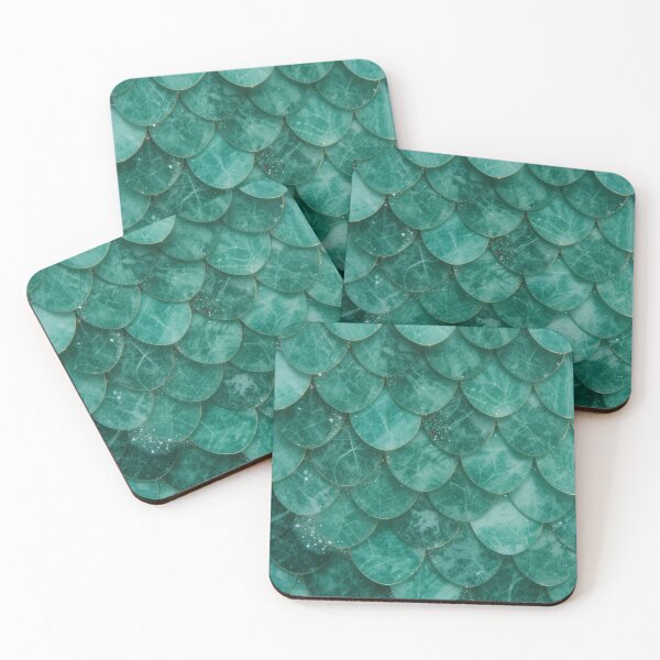 Item preview, Green Mermaid Scale #1 #pattern #decor #art (Photo of Glitter Only - Not Reflective) designed and sold by Orese12.
