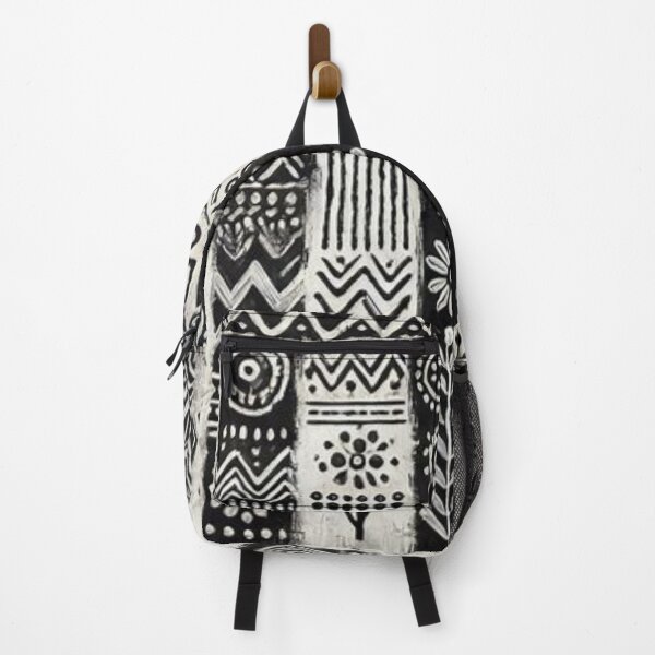 Item preview, Black and White Bohemian Floral Print designed and sold by Shs-Kenya.