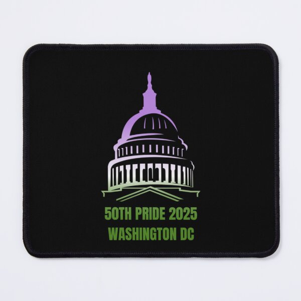 Item preview, Washington DC Pride 2025, Genderqueer pride flag graphic, Capitol Pride Graphic, 50th Pride Washington DC, gay festival, pride festival, Equality Matters, 2025 pride, designed and sold by PrideBeProud.