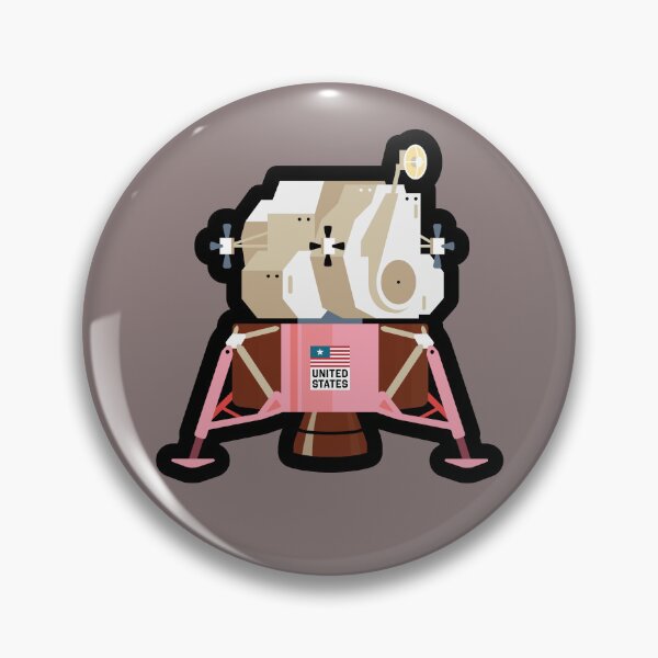 Item preview, Red NASA Apollo Lunar Lander Module designed and sold by Jamieferrato19.