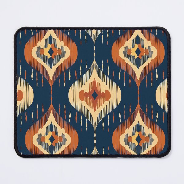 Item preview, A traditional Ikat pattern with intricate, hand-drawn motifs and rich, classic colors. designed and sold by HEMRO.