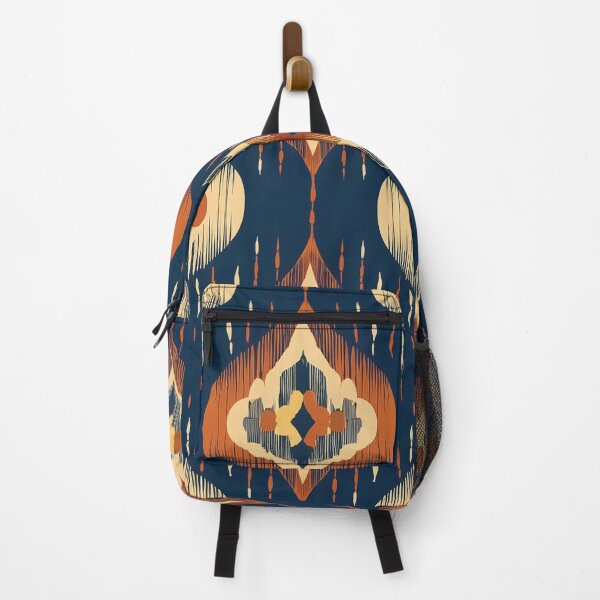 Item preview, A traditional Ikat pattern with intricate, hand-drawn motifs and rich, classic colors. designed and sold by HEMRO.
