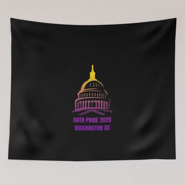 Item preview, Washington DC Pride 2025, Intersex pride flag graphic, Capitol Pride Graphic, 50th Pride Washington DC, gay festival, pride festival, Equality Matters, 2025 pride,  designed and sold by PrideBeProud.