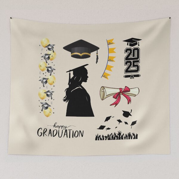 Item preview, Graduation 2025 Stickersheet (girl) designed and sold by BlesstB.