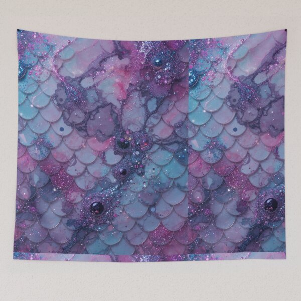 Item preview, Magenta Mermaid Scale #1 #pattern #decor #art (Photo of Glitter Only - Not Reflective) designed and sold by Orese12.