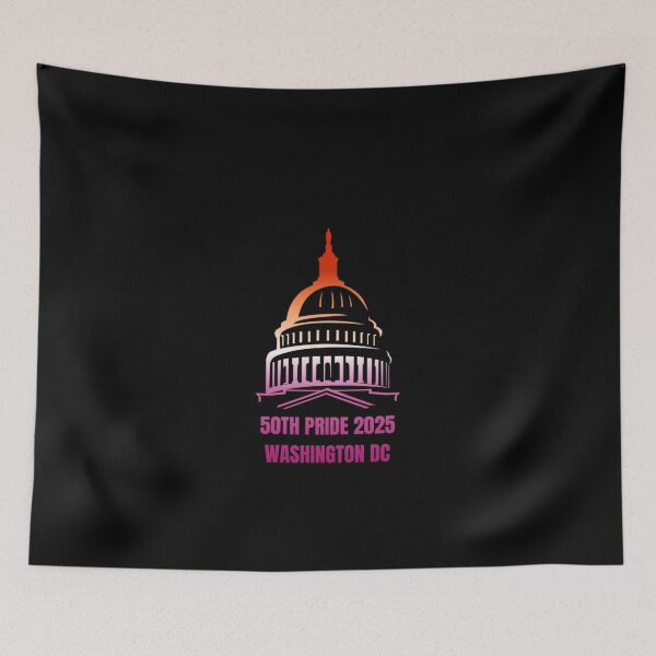 Item preview, Washington DC Pride 2025, Lesbian pride flag graphic, Capitol Pride Graphic, 50th Pride Washington DC, gay festival, pride festival, Equality Matters, 2025 pride,  designed and sold by PrideBeProud.