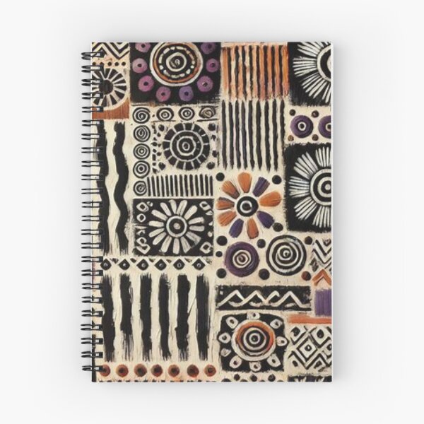 Item preview, Afro-Bohemian Mud Cloth Floral Pattern  designed and sold by Shs-Kenya.