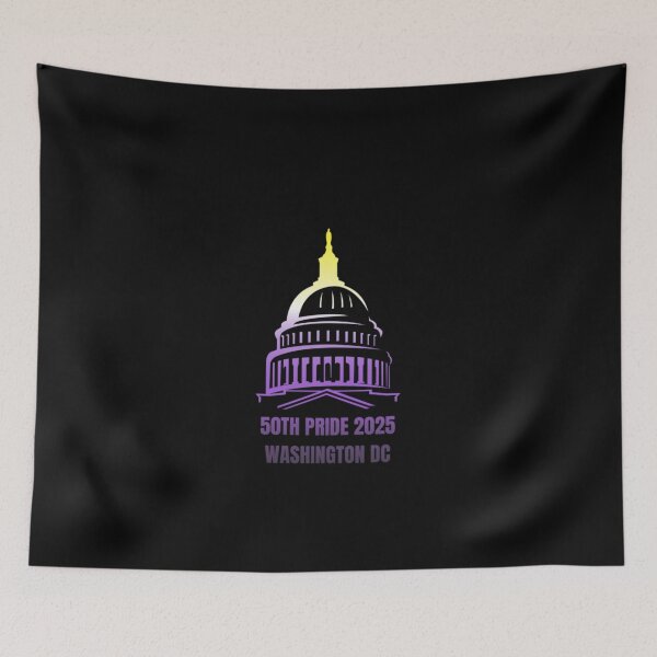 Item preview, Washington DC Pride 2025, Nonbinary pride flag graphic, Capitol Pride Graphic, 50th Pride Washington DC, gay festival, pride festival, Equality Matters, 2025 pride,  designed and sold by PrideBeProud.