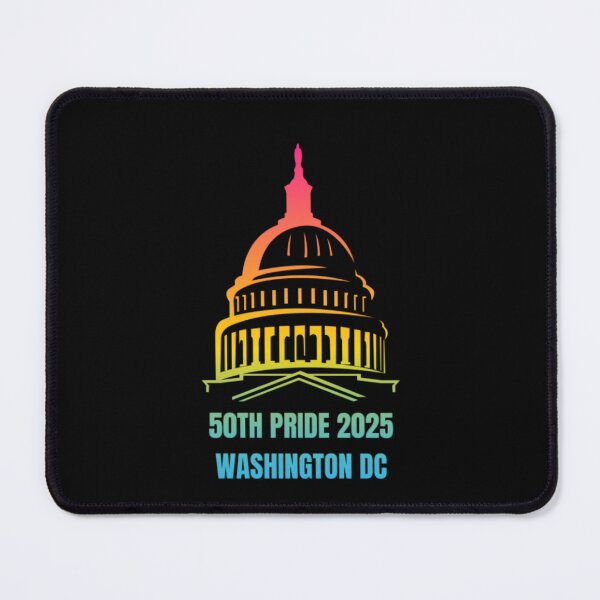 Item preview, Washington DC Pride 2025, Pansexual pride flag graphic, Capitol Pride Graphic, 50th Pride Washington DC, gay festival, pride festival, Equality Matters, 2025 pride, designed and sold by PrideBeProud.