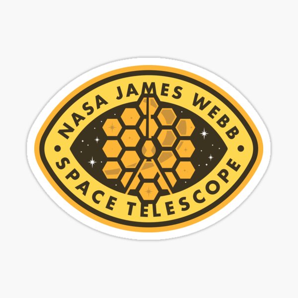 Item preview, Gold Eye in the sky James Webb Space Telescope Mission badge - space explorations designed and sold by Jamieferrato19.