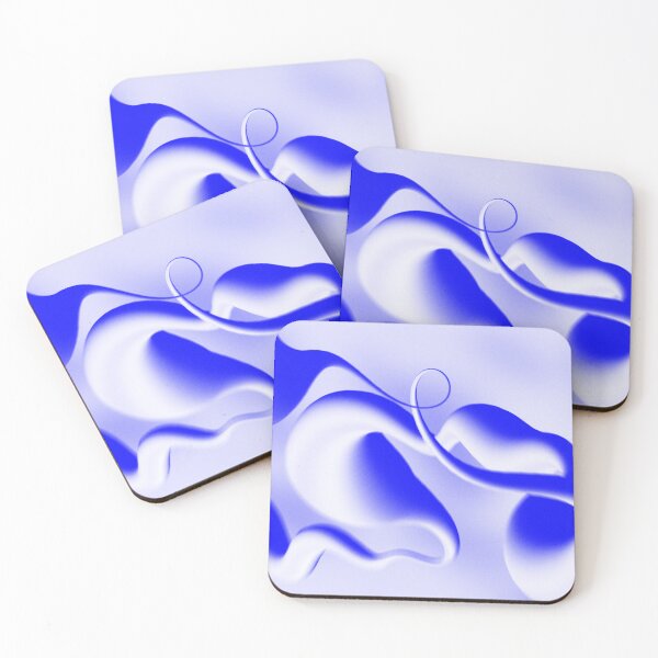 Item preview, Fluid Symphony in Ultramarine designed and sold by Jomiro Eming Design Lab.