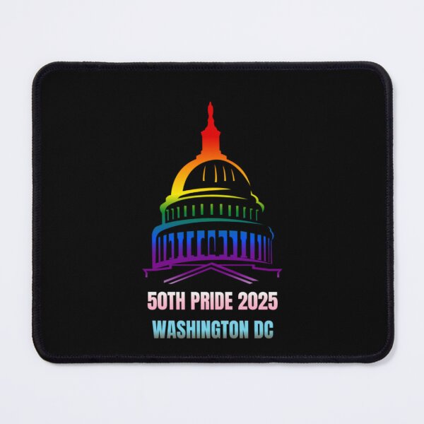 Item preview, Washington DC Pride 2025, Progress pride flag graphic, Capitol Pride Graphic, 50th Pride Washington DC, gay festival, pride festival, Equality Matters, 2025 pride, designed and sold by PrideBeProud.