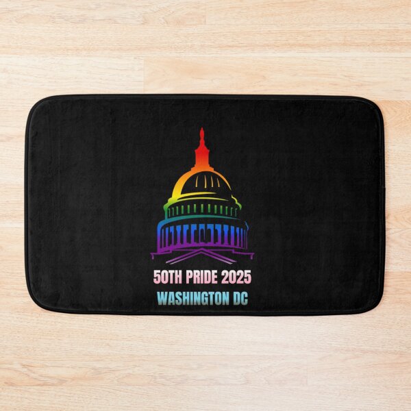 Item preview, Washington DC Pride 2025, Progress pride flag graphic, Capitol Pride Graphic, 50th Pride Washington DC, gay festival, pride festival, Equality Matters, 2025 pride,  designed and sold by PrideBeProud.