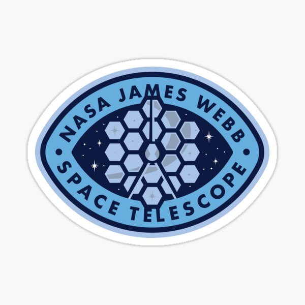 Item preview, Blue Eye in the sky James Webb Space Telescope Mission badge - space explorations designed and sold by Jamieferrato19.