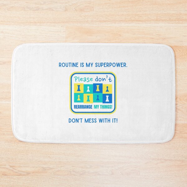 Item preview, Routine is My Superpower: Respect My Space! designed and sold by Goddess888.