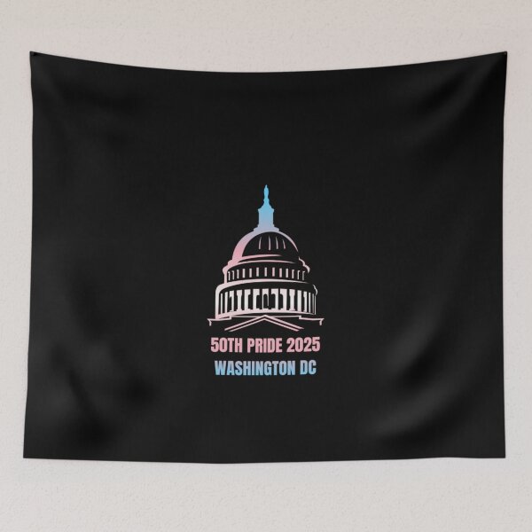 Item preview, Washington DC Pride 2025, Transexual pride flag graphic, Capitol Pride Graphic, 50th Pride Washington DC, gay festival, pride festival, Equality Matters, 2025 pride,  designed and sold by PrideBeProud.