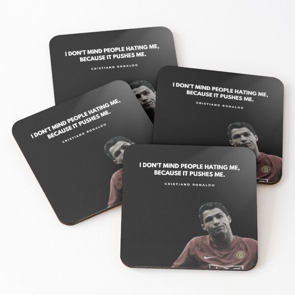 Item preview, Cristiano Ronaldo Motivational Quote Portrait designed and sold by SuccessInsanity.
