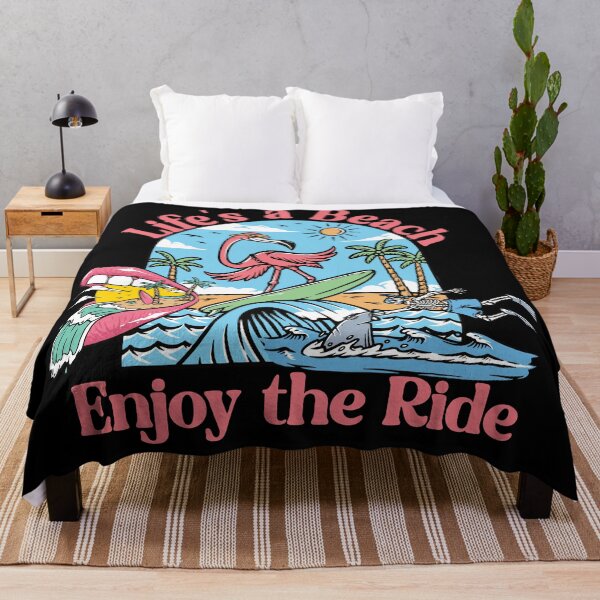 Item preview, Life's a Beach - Enjoy the Ride - Pink Text designed and sold by FaeryNuff.
