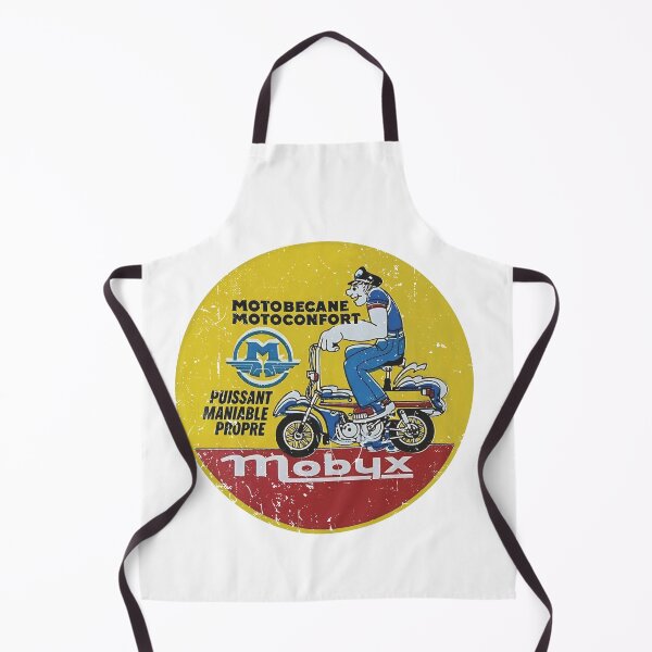 Item preview, 1975 Motobecane Mobyx mobylette - worn, aged, distressed print. designed and sold by retropetrol.