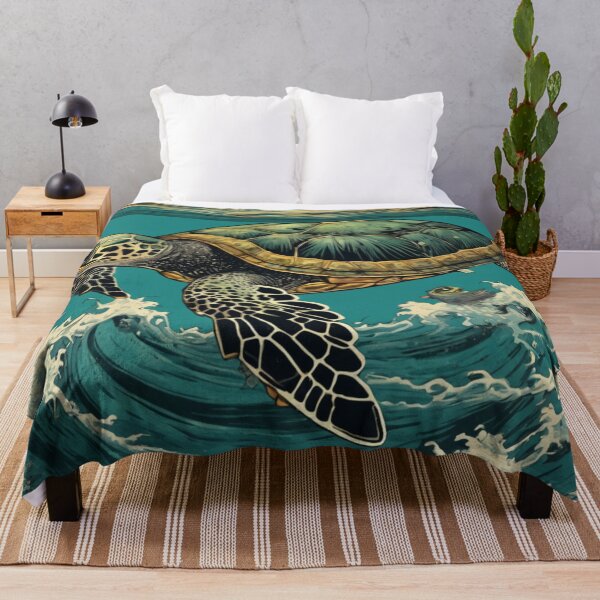 Item preview, Japanese-inspired Sea Turtle Art Form #2 designed and sold by NickWhittleArt.
