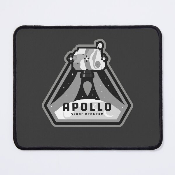 Item preview, Dark NASA Apollo Space Program mission badge designed and sold by Jamieferrato19.