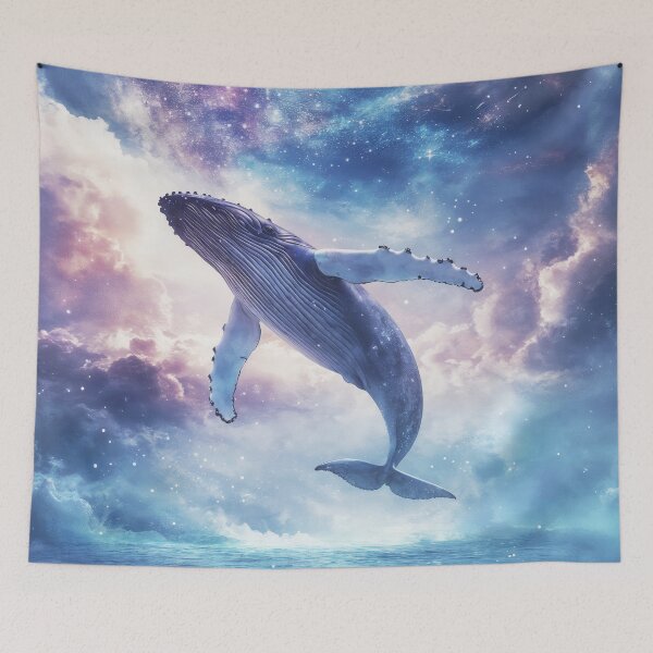 Item preview, Galactic Breach Humpback Whale in the Cosmos designed and sold by AshiraCreations.
