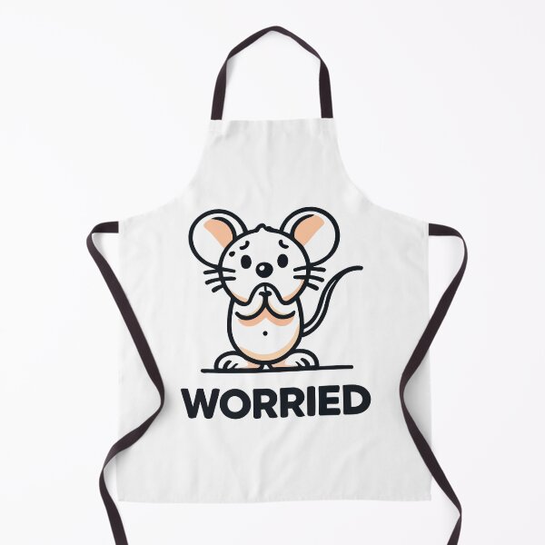 Item preview, Worried Mouse Cartoon designed and sold by Akioos.