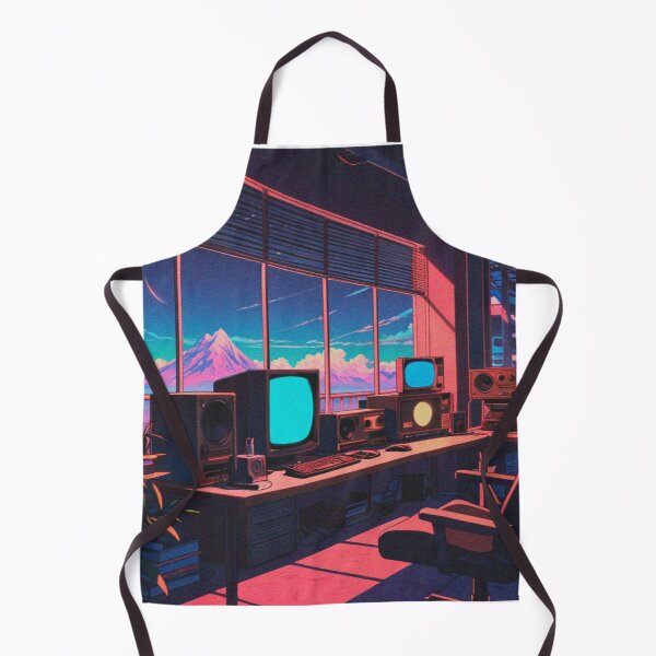 Artikelvorschau, Neon-Klanglandschaft – Retro-Studio-Vibes entworfen und verkauft von RetroRebootShop.