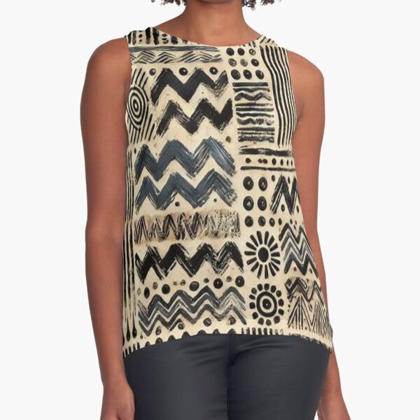 Item preview, Bogolan Mud Cloth Abstract Pattern  designed and sold by Shs-Kenya.