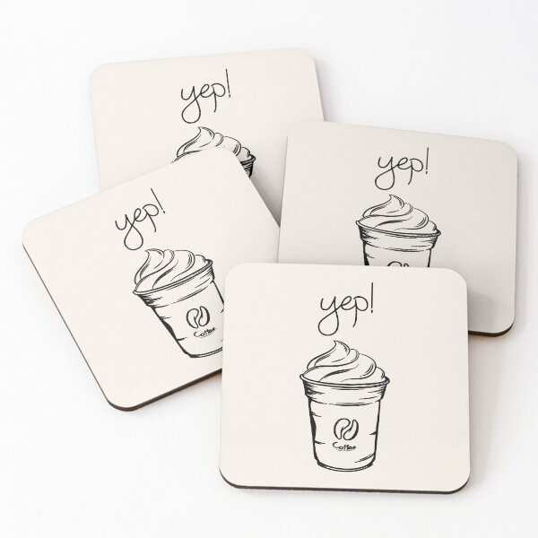 Item preview, Iced Coffee Yep Hot Drink designed and sold by SStarDesigns.