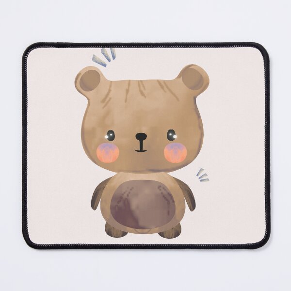 Item preview, Charming watercolor bear artwork designed and sold by Spike-Alcino.