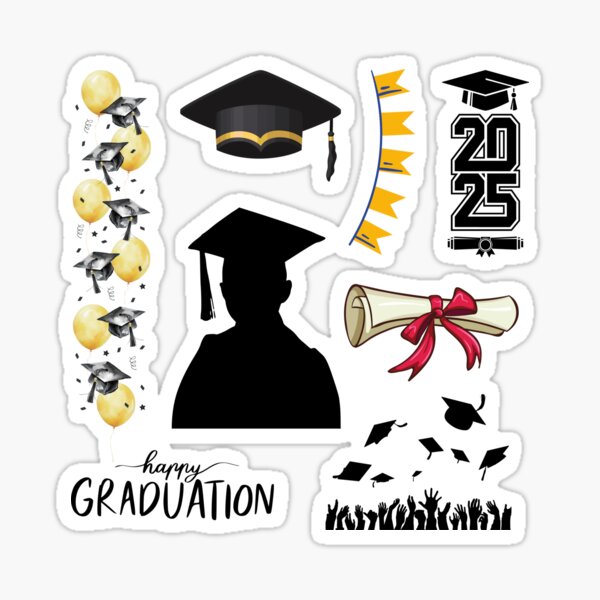Item preview, Graduation 2025 Stickersheet (Boy) designed and sold by BlesstB.