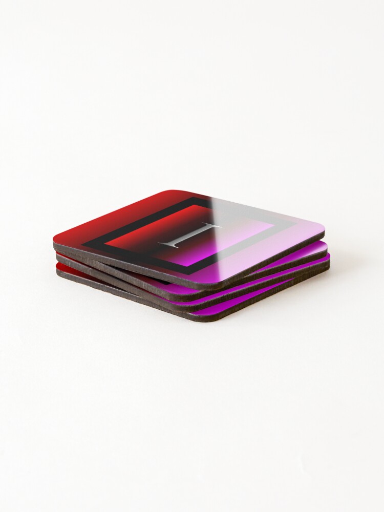 Thumbnail 4 of 5, Coasters (Set of 4), Colorful Aesthetic Pattern I designed and sold by RGSMOOTHFINGER.