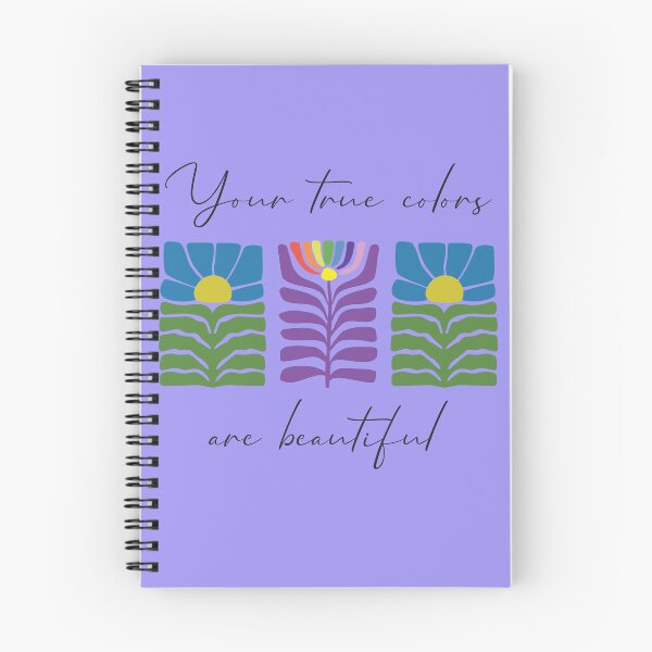Item preview, Your True Colors are Beautiful - Abstract Flower - Black Text designed and sold by FaeryNuff.