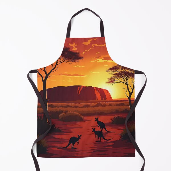 Item preview, Kangaroos in Stunning Australian outback designed and sold by StellarHues.