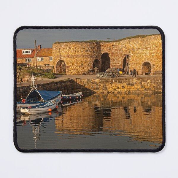 Item preview, Vintage Harbor at Beadnell with Fishing Boats designed and sold by David Patterson.