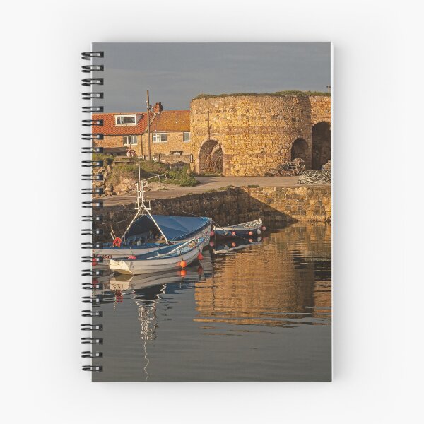 Item preview, Vintage Harbor at Beadnell with Fishing Boats designed and sold by David Patterson.