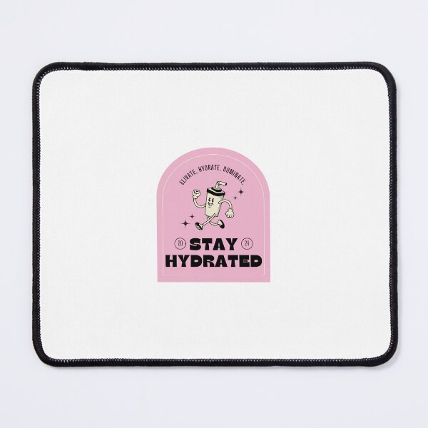 Item preview, Stay Hydrated Healthy Self Care Pink Cute Aesthetic designed and sold by InkyDoodleDoo.