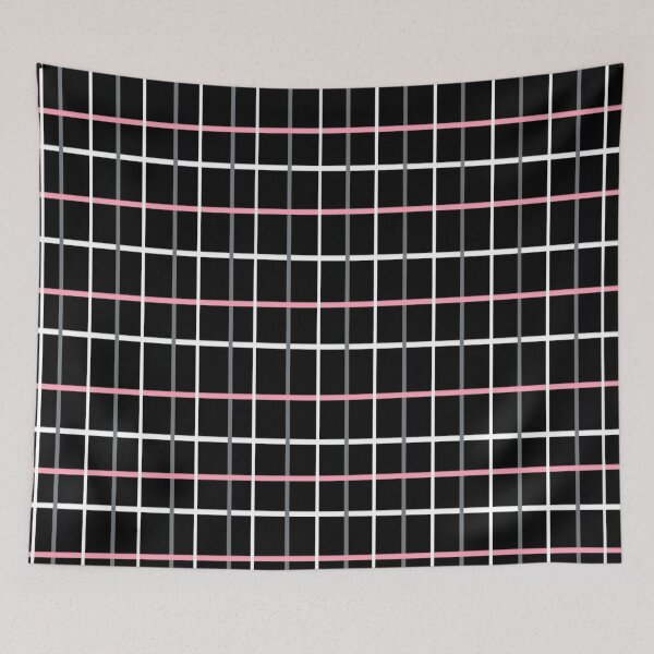 Item preview, Black and White Window Pane with Pink  designed and sold by DanielleGensler.