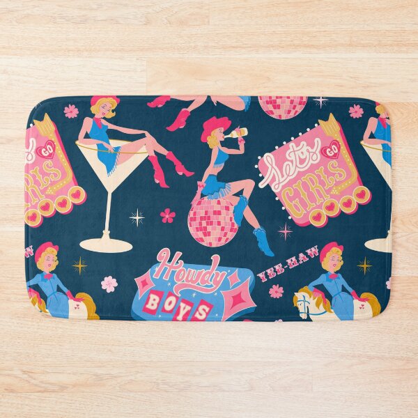 Item preview, cowgirl seamless pattern designed and sold by miss madison creates.