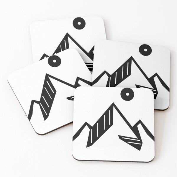 Item preview, mountains minimalist logo designed and sold by matybrak.