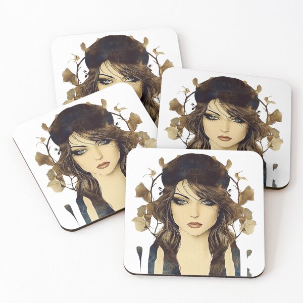 Item preview, Sarah Moon 1970's inspired retro woman portrait. designed and sold by Shoot-The-Moon.