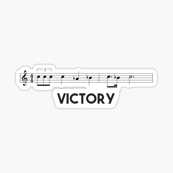 Victory Stickers Redbubble - german victory song roblox id