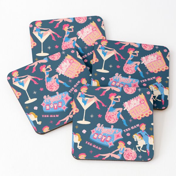 Item preview, cowgirl seamless pattern designed and sold by miss madison creates.