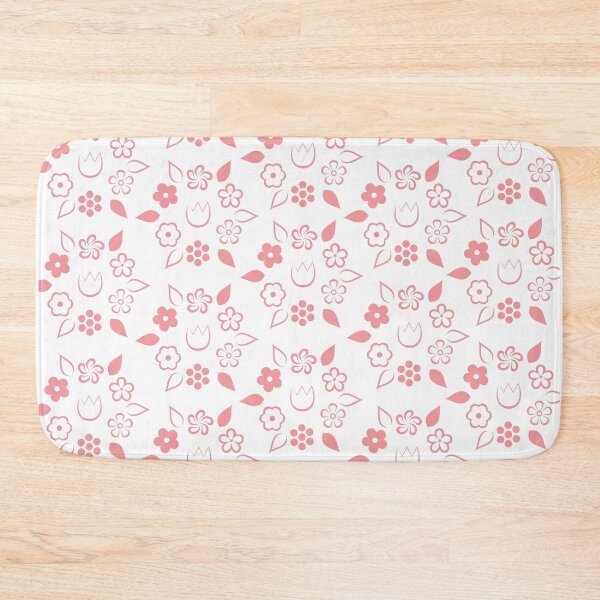 Item preview, Floral Sweet Candy Pink Spring Flower Lattice Pattern designed and sold by amgraphics.