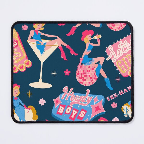 Item preview, cowgirl seamless pattern designed and sold by miss madison creates.