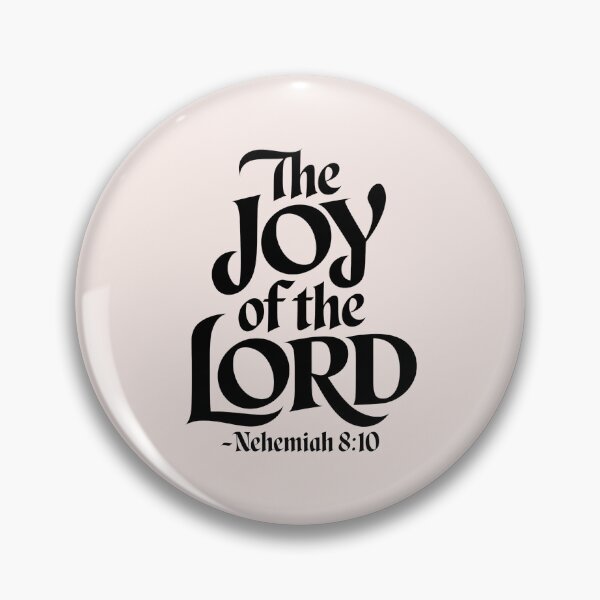 Item preview, The Joy of the Lord Nehemiah 8:10 | Calligraphy Bible Verses Christian Faith Inspirational Design designed and sold by  KnitLuv.