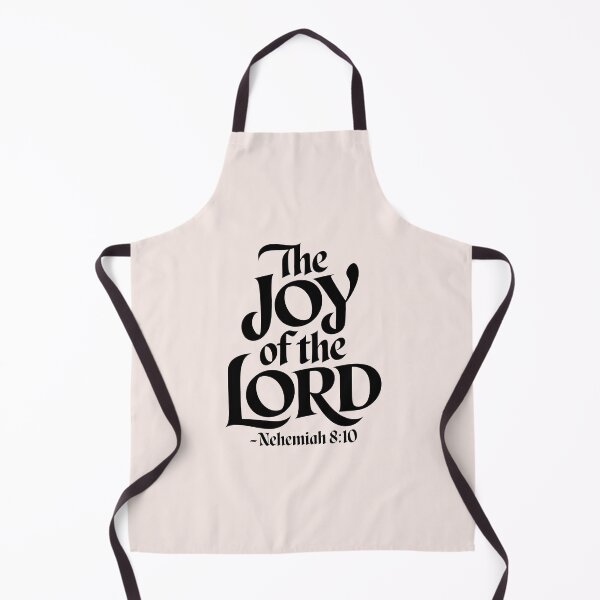 Item preview, The Joy of the Lord Nehemiah 8:10 | Calligraphy Bible Verses Christian Faith Inspirational Design designed and sold by  KnitLuv.