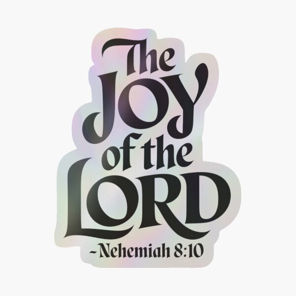 Item preview, The Joy of the Lord Nehemiah 8:10 | Calligraphy Bible Verses Christian Faith Inspirational Design designed and sold by ShekinahJewel.